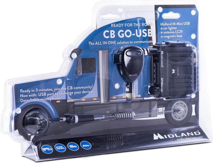Image du produit Midland CB GO USB, M-Mini + Antenne LC29