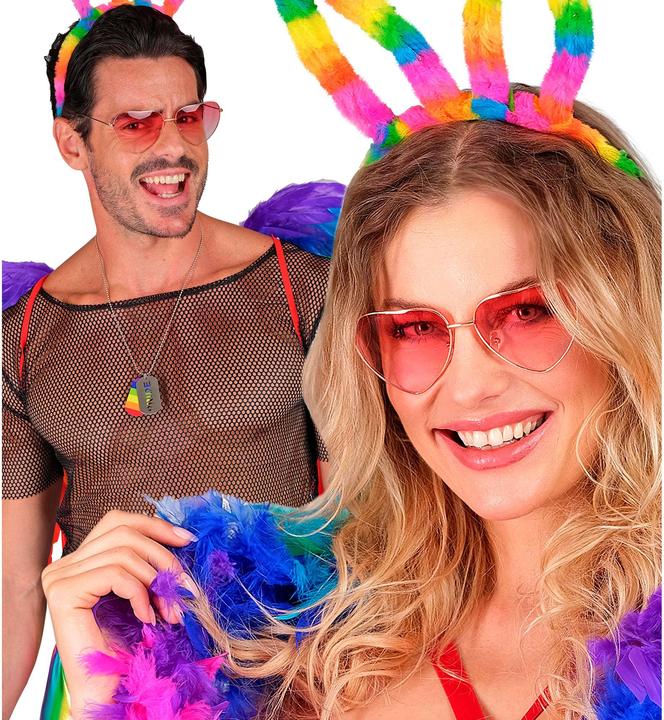 Produktbild Widmann Herz Brille mit Roten Gläsern