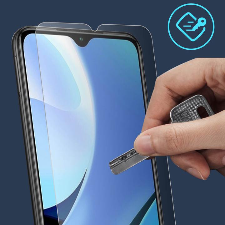 Actual product image Avizar Crystal clear film, glass screen protector (1 Piece, Xiaomi Redmi 9T)