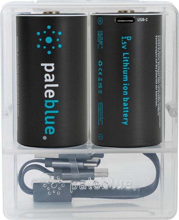 Actual product image Pale Blue Battery D USB-C (2 pcs., D, 5000 mAh)