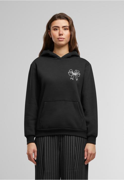 Produktbild Miss Tee Good Vibes Bow Ladies Fluffy Hoody - 179957 (M)