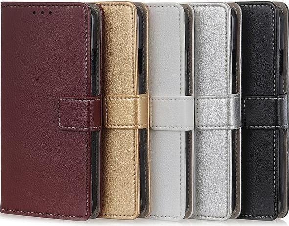 Actual product image MU Classic Litchi Leather Bookcover II Series (Honor 20 Lite)