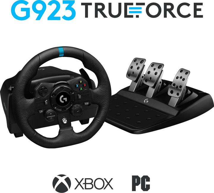 Produktbild Logitech G G923 Trueforce for PC and Xbox (Xbox Series S, Xbox One S, PC, Xbox One X, Xbox Series X)