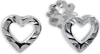 Immagine prodotto Brilio Argento - Orecchini a cuore in argento minimalisti 431 001 00985 04