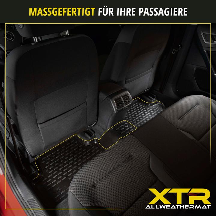 Image du produit Walser Tapis en caoutchouc XTR pour Mazda 5, 7 places 06/2010-aujourd'hui (2 tapis avant + 2 tapis arrière)