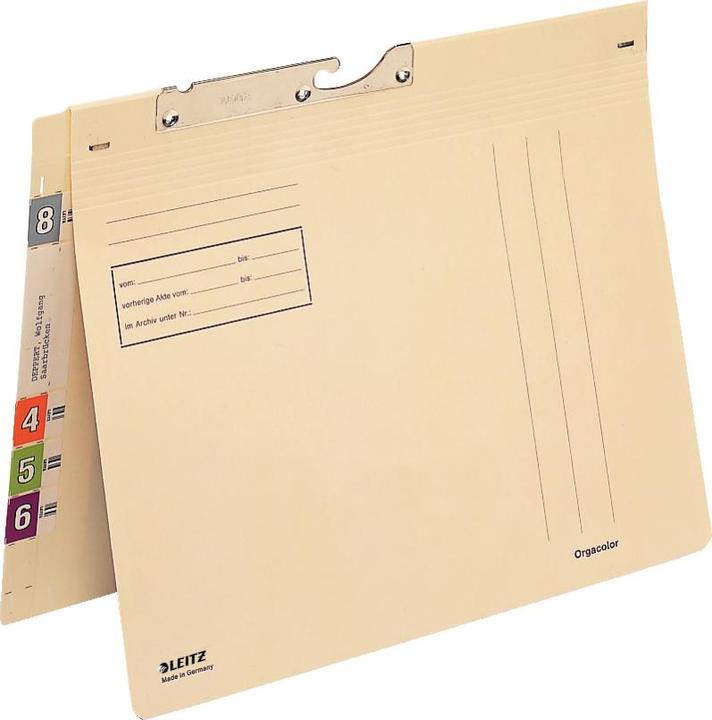 Leitz Pendelhefter Orgacolor, A4, kaufmännische Heftung (A4, 50 x)
