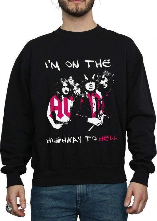 Produktbild AC/DC I'm On The Highway To Hell Sweatshirt aus Baumwolle (S)