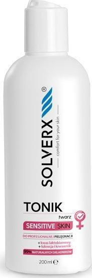 Actual product image Solverx Sensitive Skin Tonic For Professional Facial Care 200ml (Tonic water, 200 ml)
