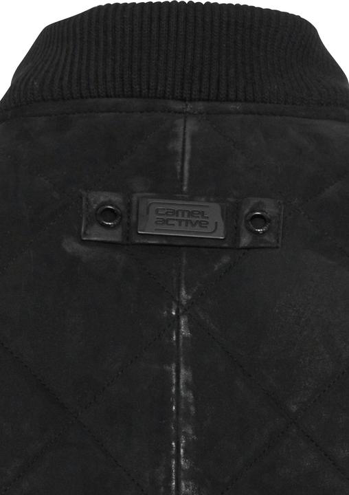 Produktbild Camel Active Leder-Steppjacke mit Strickkragen (54)