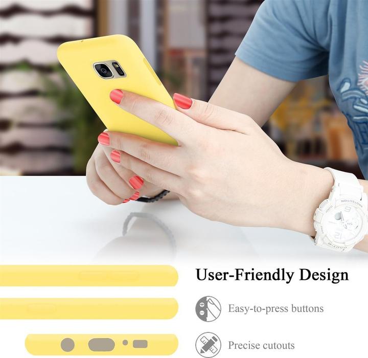 Actual product image Cadorabo TPU Liquid Silicone Case Cover (Samsung Galaxy S7)