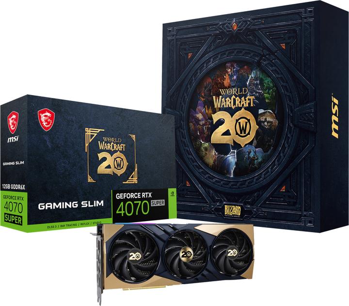 MSI GeForce RTX 4070 SUPER GAMING SLIM World of Warcraft Edition (12 GB)