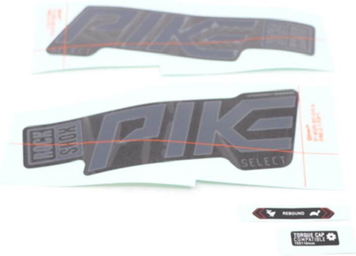 Produktbild RockShox Fork Decal Kit, Pike Select 2020+ grey for black