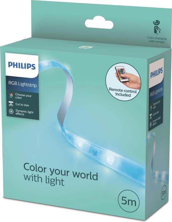 Image du produit Philips Bande lumineuse à LED (Multicolore, 500 cm, Intérieur)