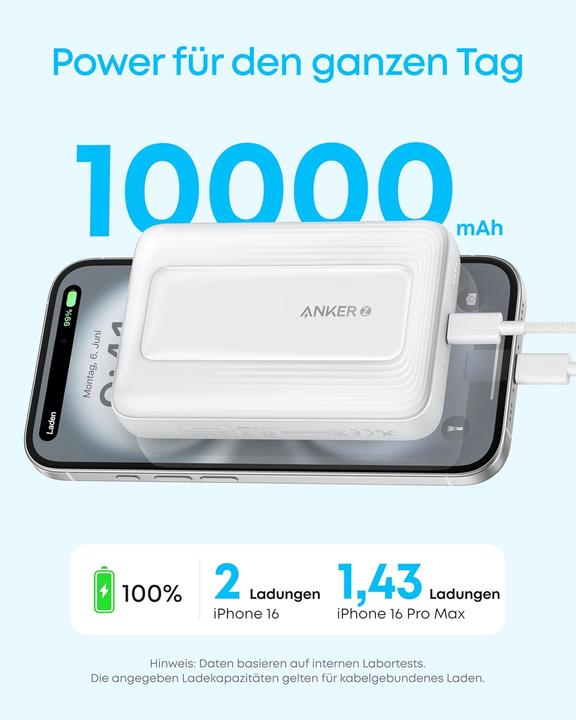 Produktbild Anker Magnetische Powerbank Zolo (10000 mAh, 30 W)