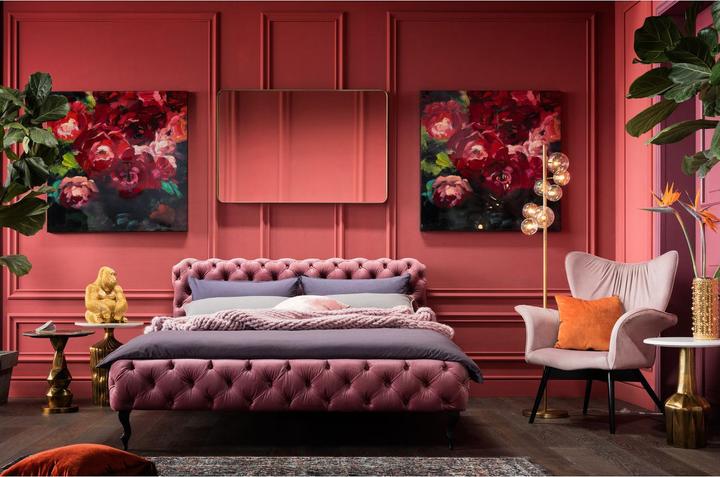 Immagine prodotto Kare Design Letto Desire Velvet Rose 180x200cm (180 x 200 cm)
