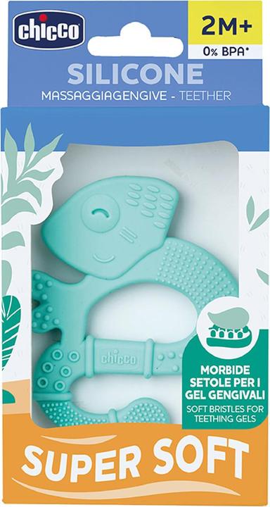 Image du produit Chicco Anneau de dentition avec poils doux - EIDECHSE BLUE, - 2m