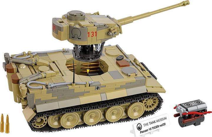Actual product image Cobi Panzer VI Tiger I no 131 The Tank Museum