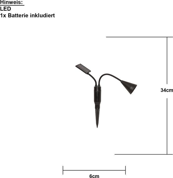 Produktbild Star Trading Solar Spotlight Powerspot (20 lm, IP44)