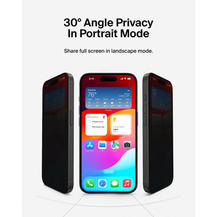 Produktbild Belkin Screen Force Invisiglas (1 Stück, Apple iPhone 16 Pro Max)