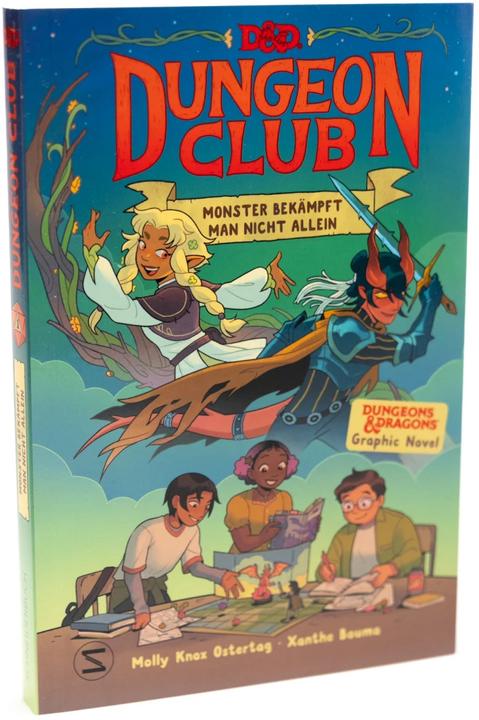 Image du produit D&D Dungeon Club. Monster bekämpft man nicht allein (Allemand, Molly Knox Ostertag, Xanthe Bouma, Maxi Lange, 2024)