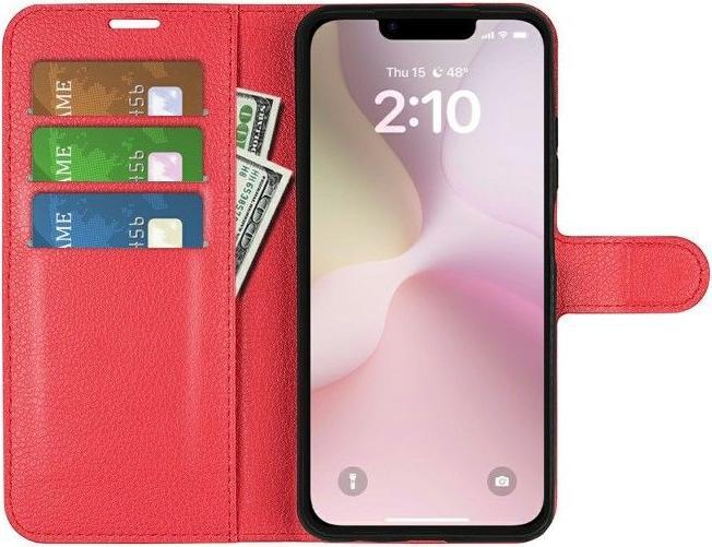 Actual product image MU Classic Litchi Leder Bookcover Series (Apple iPhone 16e)