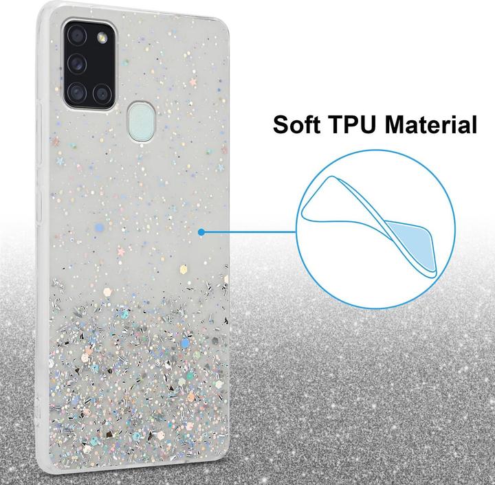 Produktbild Cadorabo TPU Cover funkelnder Glitter (Samsung Galaxy A21s)