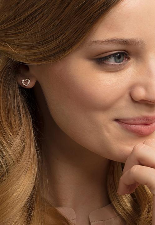 Produktbild Thomas Sabo Ohrstecker Herzen Gross (925er Silber)