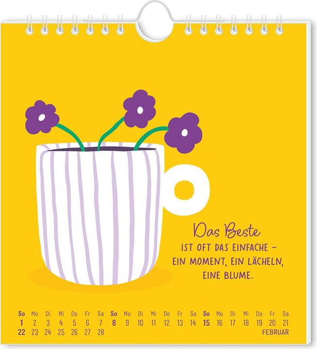 Produktbild Postkartenkalender 2026 Herzensjahr (16 x 17 cm, Harter Einband, Deutsch)