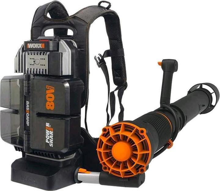 Produktbild Worx Akku-Rucksackbläser (Akkubetrieb, Laubbläser)