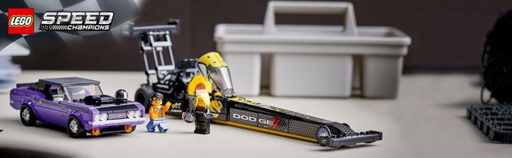 Immagine prodotto LEGO Mopar Dodge/SRT Dragster & 1970 (76904, LEGO Speed Champions)