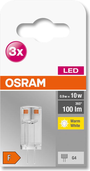 Actual product image Osram Base Pin (G4, 0.90 W, 100 lm, 3 x, F)
