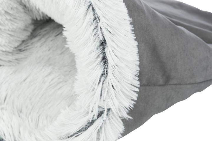 Actual product image Trixie Cuddle bag Harvey, gray / white-black (Dog)