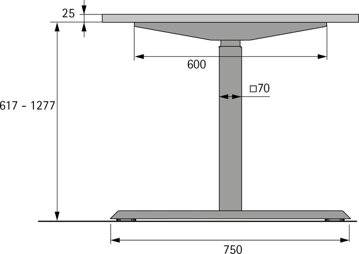 Actual product image Hettich Steelforce Pro 470 SLS 617-1277 mm wi