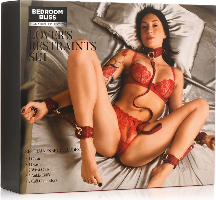 Produktbild Bedroom Bliss XR Brands LiebhaberFesselset Rot