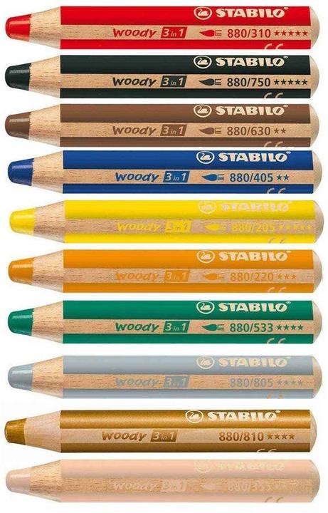 Produktbild STABILO woody 3 in 1 Buntstift (Bunt, 10 x)