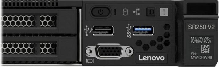 Immagine prodotto Lenovo Server ThinkSystem SR250 V2 7D7QA016EA Intel Xeon E-2378 (Intel Xeon E-2378, 16 GB, Server Rack)