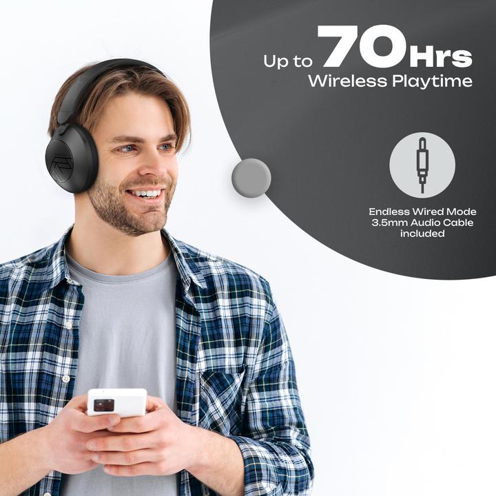 Produktbild PowerLocus Orion Over Ear Bluetooth-Kopfhörer (70 h)