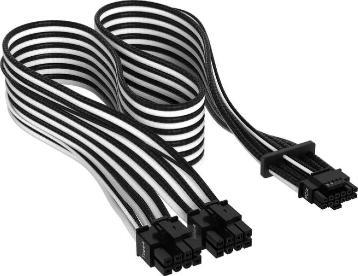 Produktbild Corsair Premium-12+4-Pin-12VHPWR-600-W-Kabel für PCIe Gen 5 mit Einzelummantelung