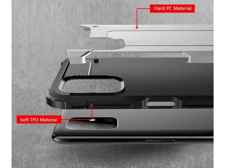 Produktbild Screenguard AdventureCase Samsung Galaxy M51 Hybrid Hülle (Samsung Galaxy M51)