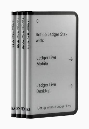 Immagine prodotto Ledger Stax (Bitcoin, Ethereum Classic)