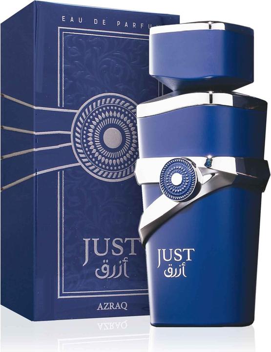 Produktbild Ameer Al Oud Fragrance World Just Azraq EDP For Men 3.4 Fl Oz (Eau de Parfum, 100 ml)