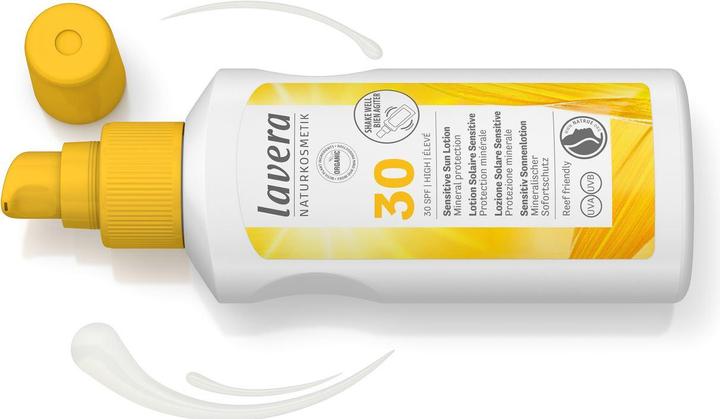 Actual product image Lavera Sensitive Sun Lotion SPF 30 Lot (Sun lotion, SPF 30, 100 ml, 106 g)