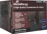Immagine prodotto MediaRange CD / DVD Retail Pack 4er Jewel Cases 5 Stk.