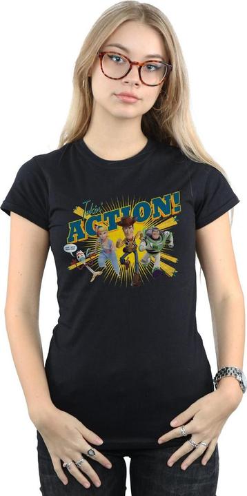 Actual product image Disney Womens/Ladies Toy Story 4 Takin' Action Cotton T-Shirt (XXL)