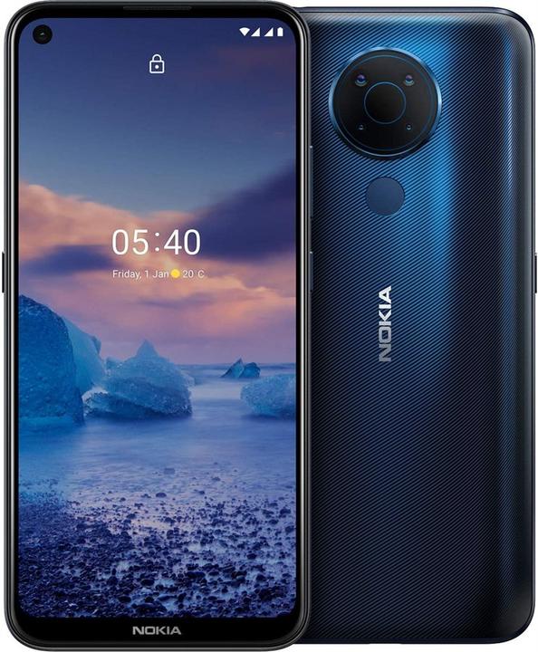 Nokia 5.4 (128 GB, Polar Night, 6.39", Dual SIM + SD, 48 Mpx, 4G)