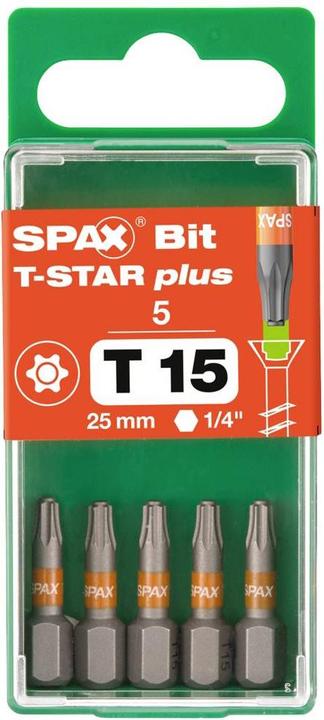 Immagine prodotto Spax Inserti per avvitatori ® (T 15)