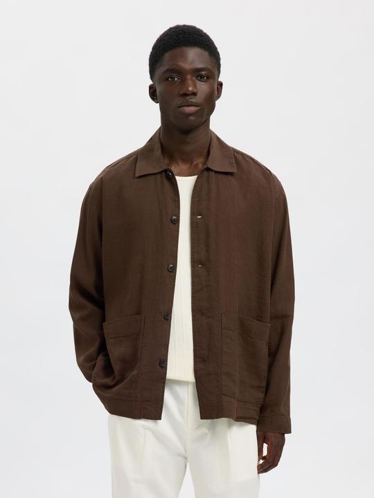 Produktbild Selected Homme Leinenmix Overshirt (L)