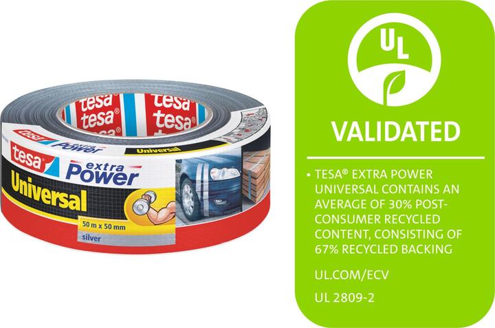 Produktbild tesa EXTRA POWER UNIVERSAL Gewebeband, gewebeverstärktes Ductape (50 mm)