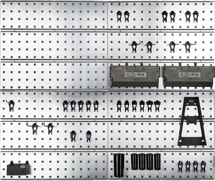 Productafbeelding Raaco Geperforeerde plaat set Clip set 38