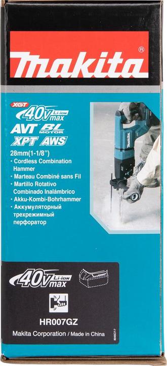 Produktbild Makita HR007GZ Bohrhammer 3 Funktionen (Akkubetrieb)